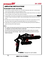 Preview for 22 page of RITEWAY RH-9222 Operator'S Manual & Parts