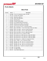 Preview for 29 page of RITEWAY ROCK PICKER 250 Operator'S Manual & Parts