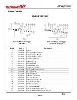 Preview for 37 page of RITEWAY ROCK PICKER 250 Operator'S Manual & Parts