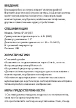 Preview for 2 page of Ritmix SP-2013BT User Manual