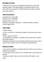 Preview for 8 page of Ritmix SP-2013BT User Manual