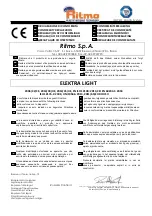 Preview for 57 page of Ritmo ELEKTRA LIGHT Operation And Maintenance Handbook