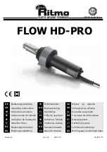 Ritmo FLOW HD-PRO Operating Instructions Manual preview