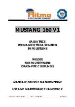 Ritmo MUSTANG 160 V1 Use And Maintenance Handbook preview