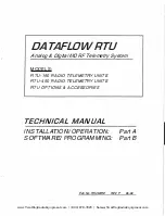 Preview for 1 page of Ritron DATAFLOW RTU Technical Manual