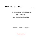 Ritron DTX- 60 Series Operating Manual preview