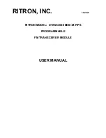 Ritron DTXM-460-0BN6I-M-FIPS User Manual preview