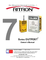 Предварительный просмотр 1 страницы Ritron Outpost RQX-157 Owner'S Manual