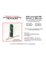Ritron Quick Talk RQT-151-RCVR Owner'S Manual preview