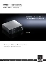 Rittal CMC III DCM Assembly And Operating Instruction предпросмотр