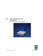 Rittal DK 7320.240 Assembly, Installation And Operation Instructions preview