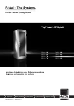 Rittal TopTherm LCP Hybrid 3311.600 Assembly And Operating Instructions Manual preview
