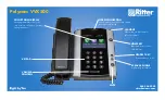 Ritter Polycom VVX500 Quick Start Manual preview