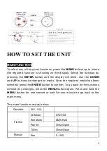 Preview for 8 page of RIUKOE ML-WZ007 User Manual