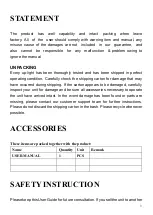 Preview for 3 page of RIUKOE PL-TW006 User Manual