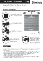 Riva BUNNINGS warehouse 0734 Installation Instructions preview