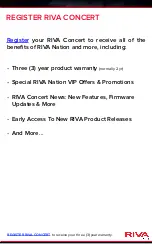 Preview for 4 page of Riva Concert Setup Instructions