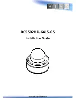 Preview for 1 page of Riva RC5502HD-6415-05 Installation Manual