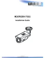 Riva RC6702SV-7311 Installation Manual preview