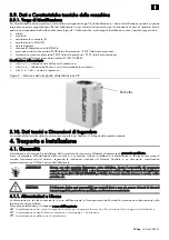 Preview for 15 page of Rivacold FS Series Use And Maintenance Handbook