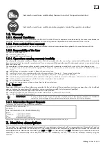 Preview for 38 page of Rivacold FS Series Use And Maintenance Handbook