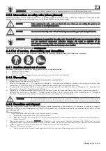 Preview for 58 page of Rivacold FS Series Use And Maintenance Handbook