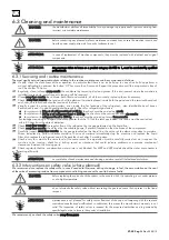 Preview for 56 page of Rivacold SP Series Use And Maintenance Handbook