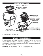 Предварительный просмотр 4 страницы Rival CF106 Owner'S Manual