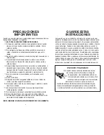 Preview for 5 page of Rival CKRVRCM061 Instructions Manual