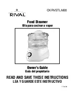 Rival CKRVSTLM20 Owner'S Manual preview