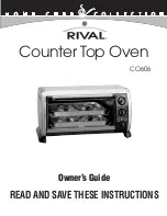 Rival CO606 Owner'S Manual preview