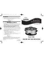 Rival Crock-Pot SCVP6009A1-CN Owner'S Manual preview