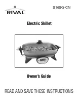 Rival ELECTRIC SKILLET S16SG-CN Owner'S Manual preview