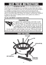 Preview for 3 page of Rival FD350S-CN Owner'S Manual