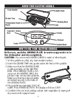 Предварительный просмотр 4 страницы Rival GR250 Owner'S Manual