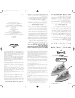 Rival IR699 Instruction Manual preview