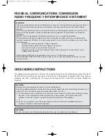 Preview for 4 page of Rival KOR-9G3A Owner'S Manual