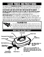 Предварительный просмотр 3 страницы Rival S16 Owner'S Manual