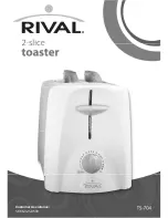 Предварительный просмотр 1 страницы Rival TS-704 Owner'S Manual