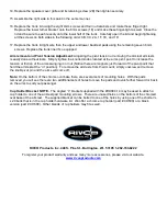 Preview for 2 page of Rivco VCC094 Quick Start Manual