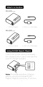 Preview for 2 page of River rapid Instruction Manual