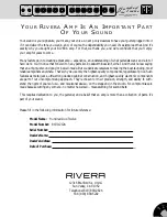 Rivera R100-212A User Manual preview