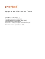 Riverbed SteelCentral AppResponse 2180 Upgrade And Maintenance Manual предпросмотр