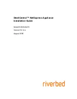 Предварительный просмотр 1 страницы Riverbed SteelCentral NetExpress Installation Manual