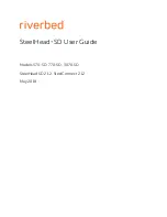 Preview for 1 page of Riverbed SteelHead 3070-SD User Manual