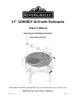 Предварительный просмотр 1 страницы RiverGrille GR1038-014612 Owner'S Manual