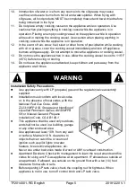 Предварительный просмотр 5 страницы RiverGrille TF2014501-RG Assembly, Use And Care Manual