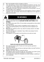 Предварительный просмотр 6 страницы RiverGrille TF2014501-RG Assembly, Use And Care Manual