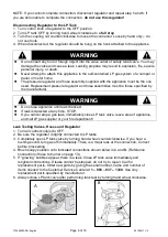 Preview for 8 page of RiverGrille TF2048902-RG Assembly, Use And Care Manual