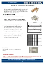 Предварительный просмотр 14 страницы Riverlea Duratuf Garrison Sheds PL36 Assembly Instructions Manual